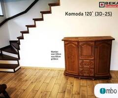 Komoda 120` Wysoka (3D-2S) Stylowy Dąb Rustikalny Producent BEKAS Meble - 1